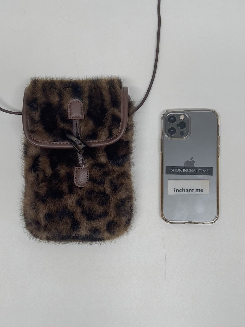 Toggle Fur Mini Crossbody Bag