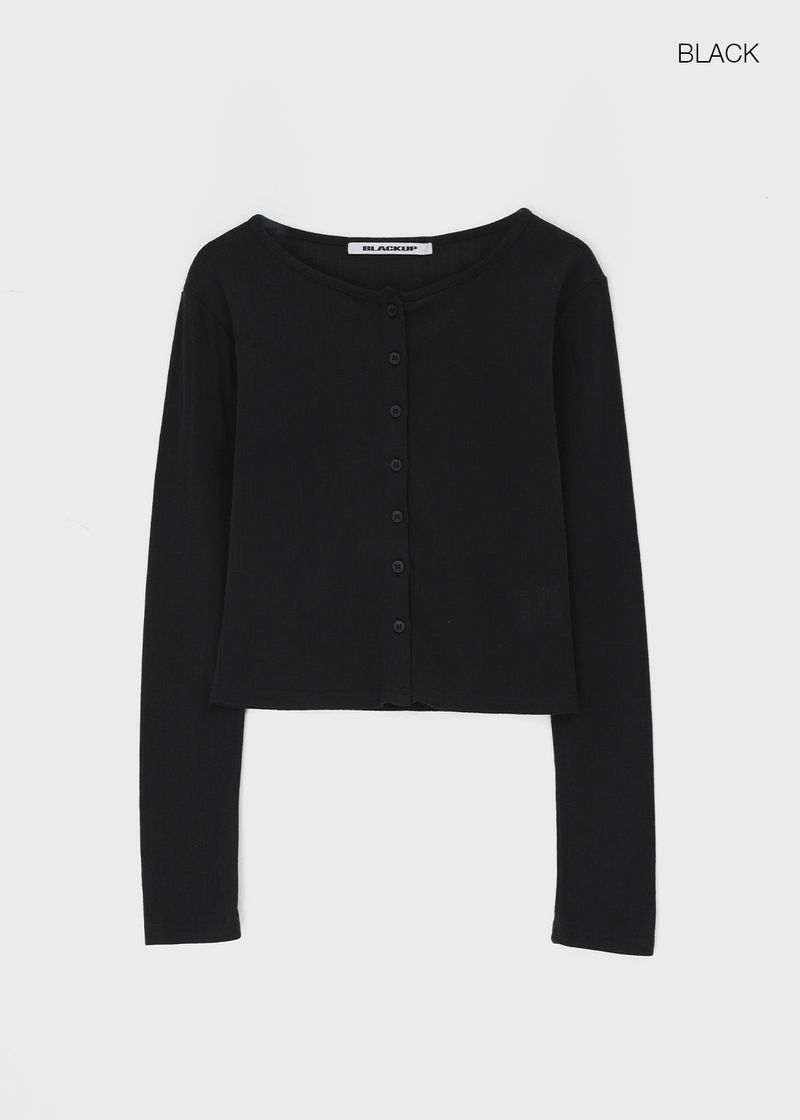 [B-BASIC] Punching Cardigan (2 Sizes)