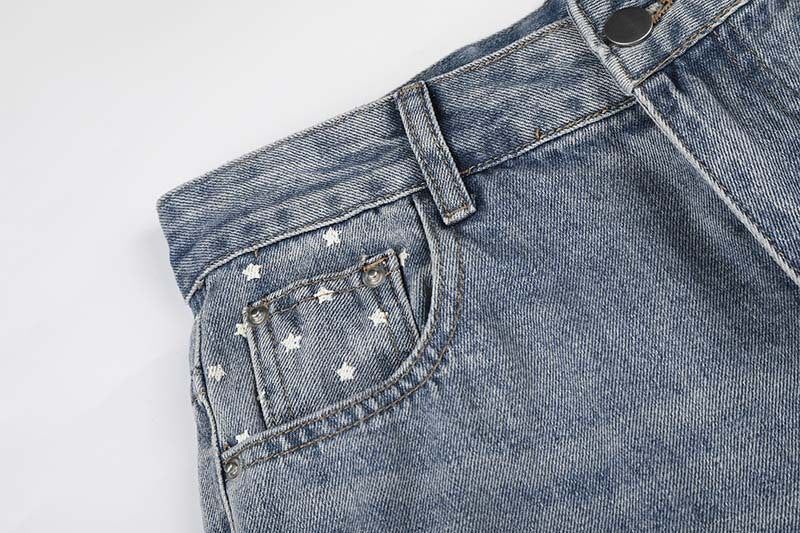 Elise Wide Denim Pants