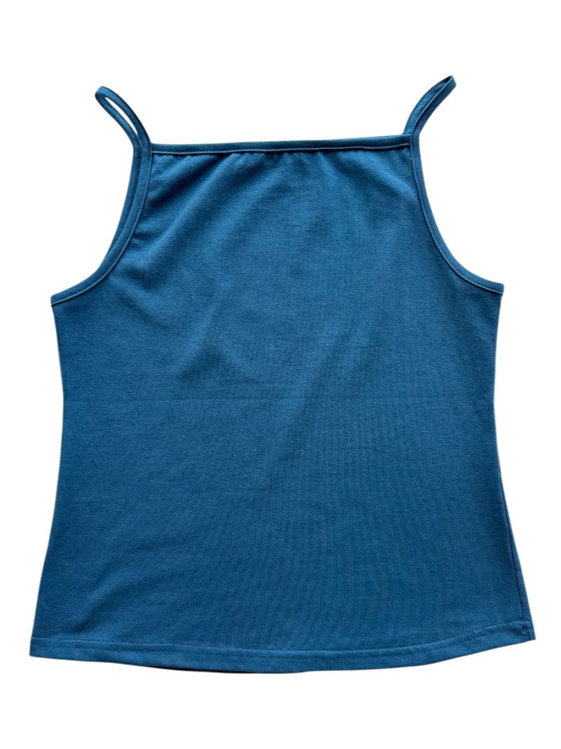 colourful sleeveless top