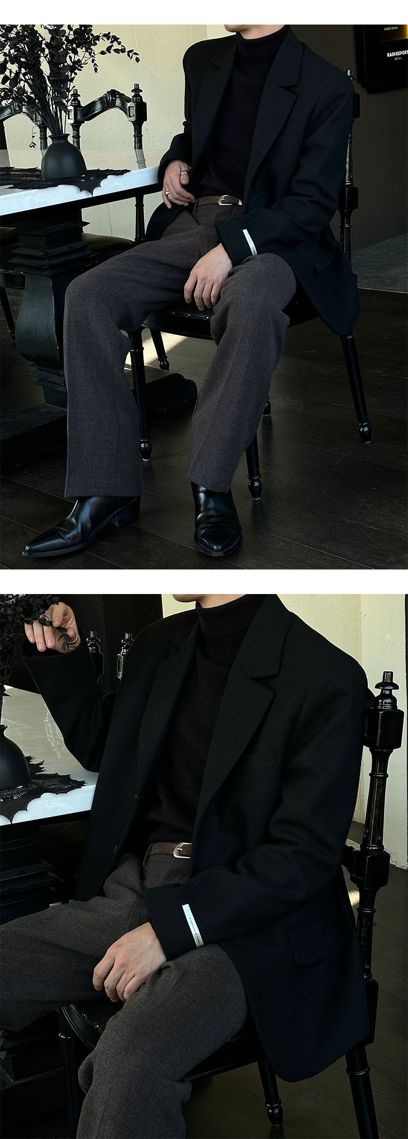 [F/W] Banding boots cut slacks(5color)