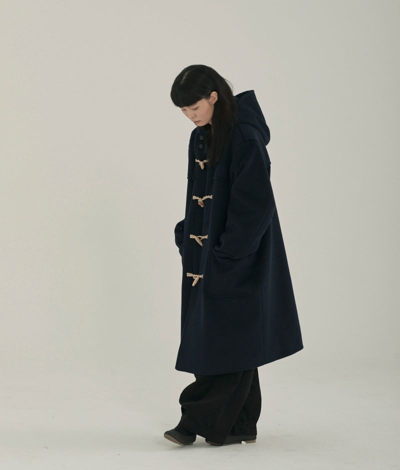 unisex duffle coat navy
