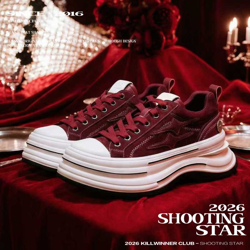KILLWINNER（キルウィナー）の「KILLWINNER リフオ シリーズ キャンバスシューズ レッド（シューズ）」