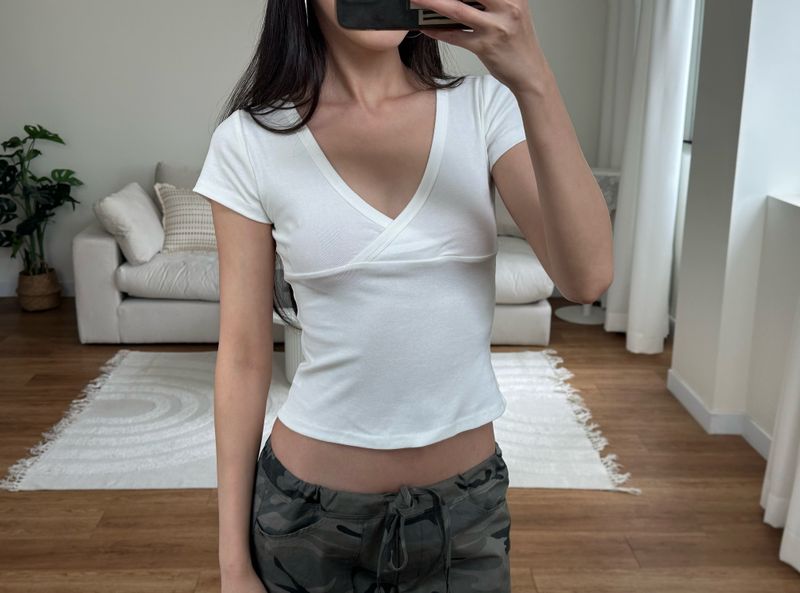 ballet wrap tee