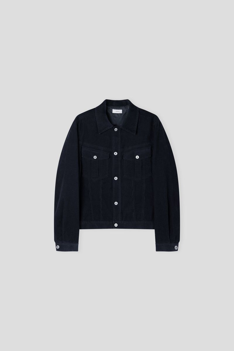 Cropped Western Corduroy Trucker Jacket