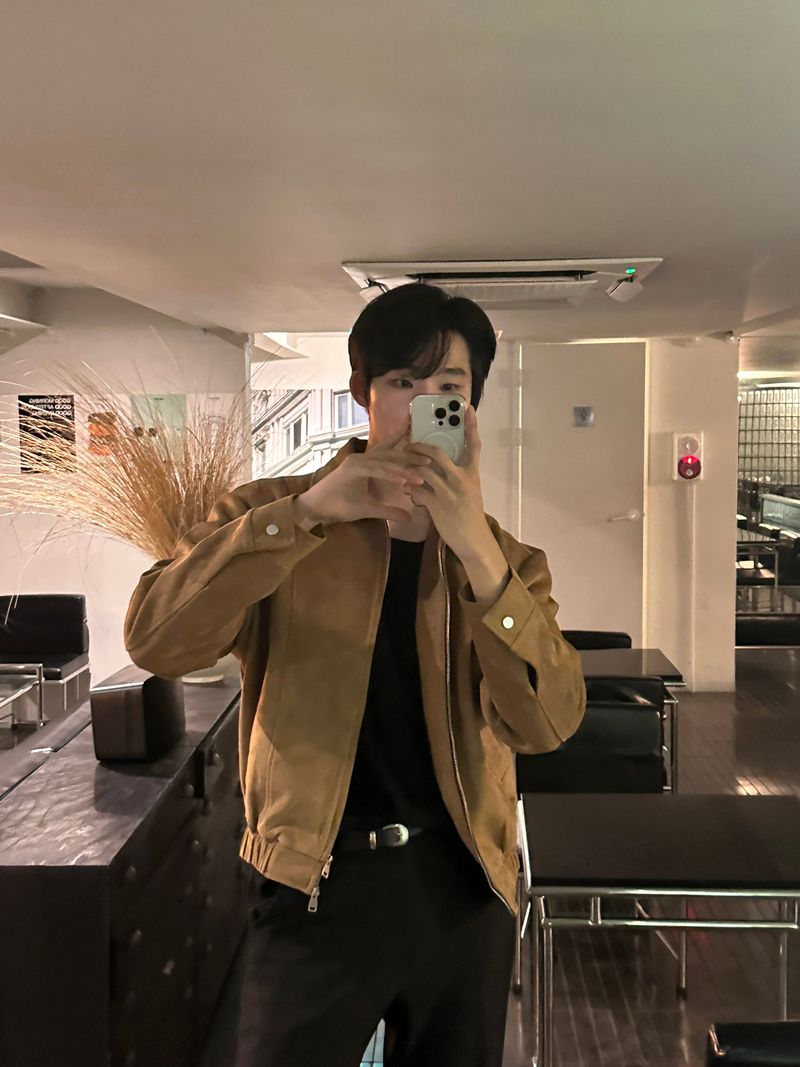 LMN Mayer Line Suede Jacket (2 colors)