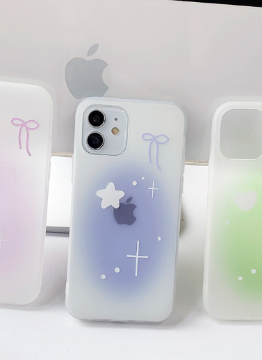 Shy bling blue phone case