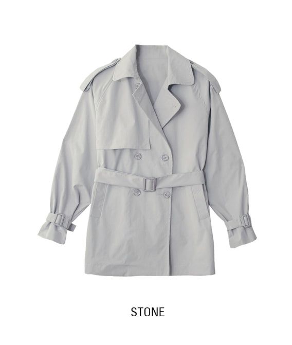 Mir Epaulet Half Trench Jacket