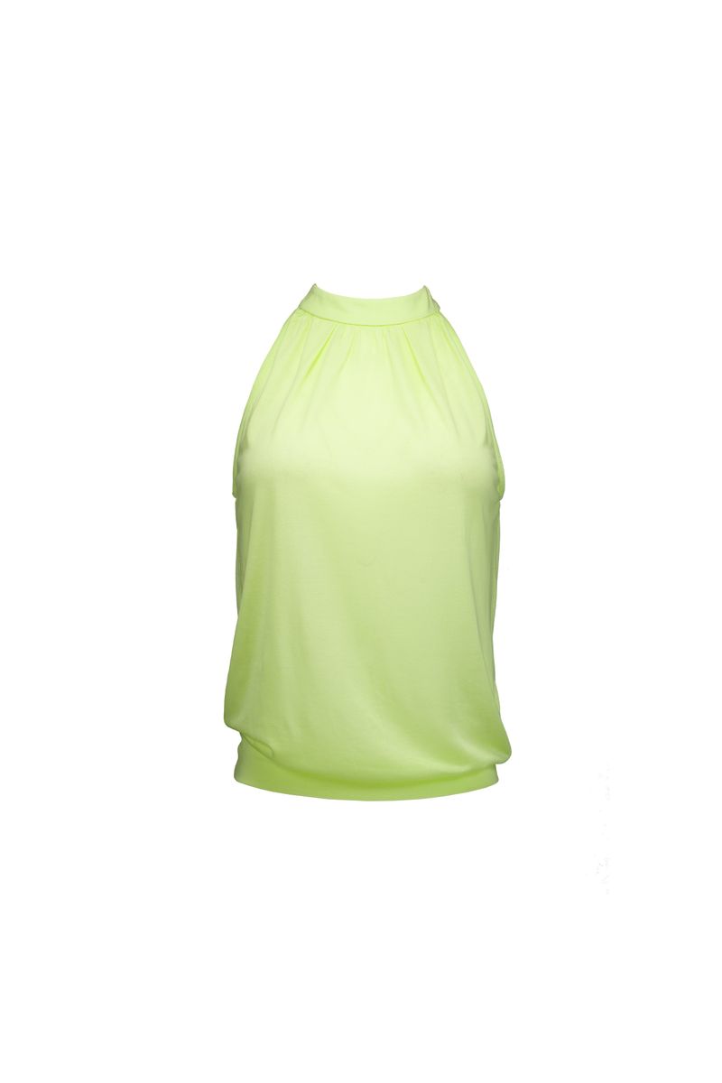 KUL（キュール）の「Drape Neck Top [Lemon]（Tops）」