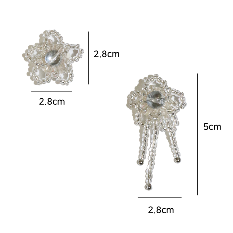 【MADE】chickweed shoe charm (silver, 3pcs)