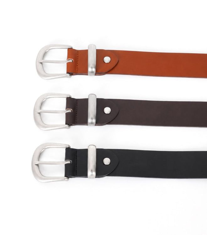 Rot Wide Matte Leather Belt