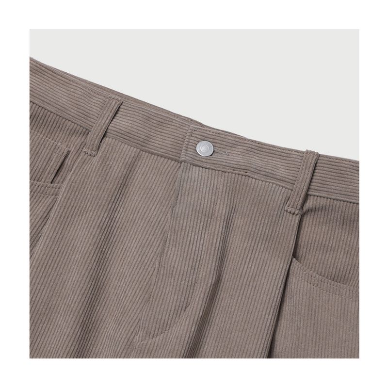 LMN Kubo One Tuck Corduroy Wide Pants (7 colors)