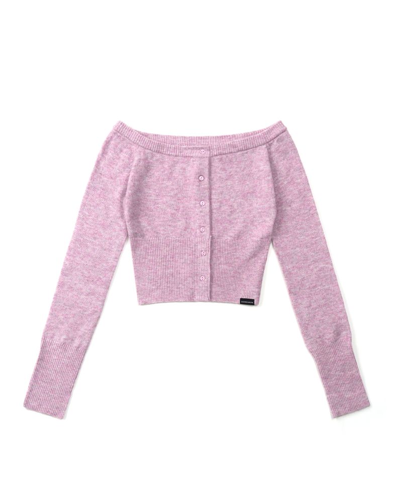 ZIZEMUSEUM（ジゼミュージアム）の「CROP CARDIGAN (LAVENDER)（Tops）」