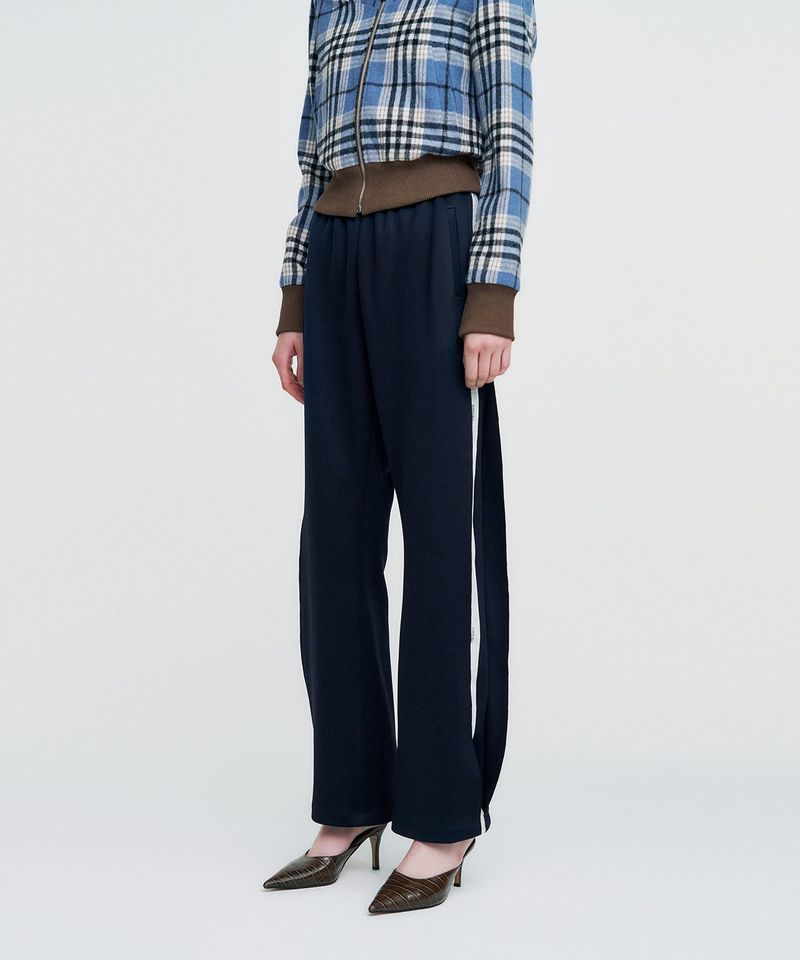 Logo Tape Track Pants _ NAVY