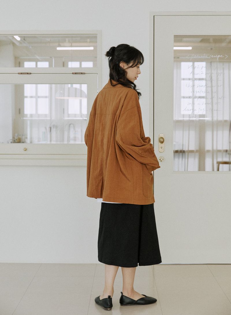 unisex duffle jacket pumkin