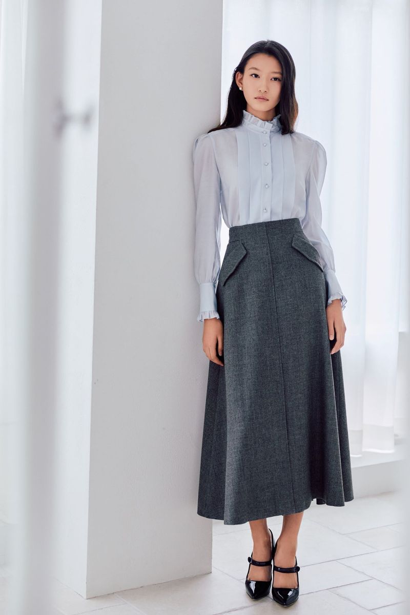 NO.5 TOP - BLUE