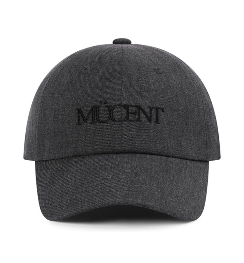 MUCENT シグニチャーレタリングロゴボールキャップ
