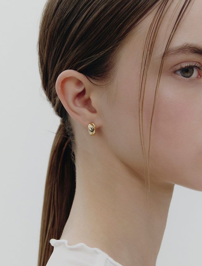 26SS★ Truvion Hoop Earrings