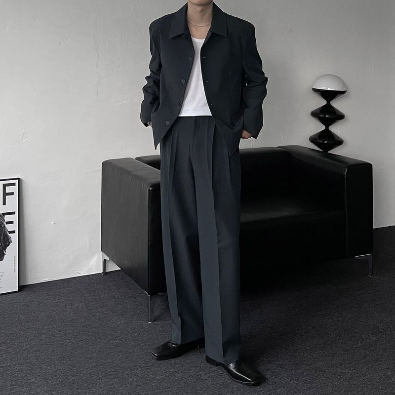 CR Camille Two-Tuck Wide Pants (2 colors)