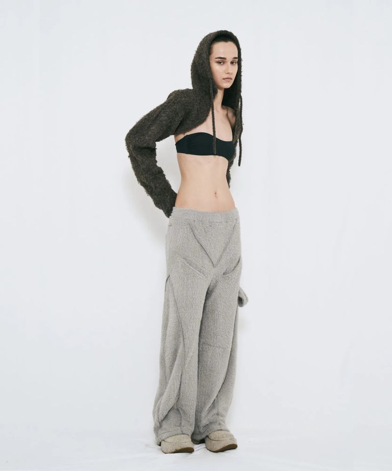 MUFFLER KNIT CARDIGAN