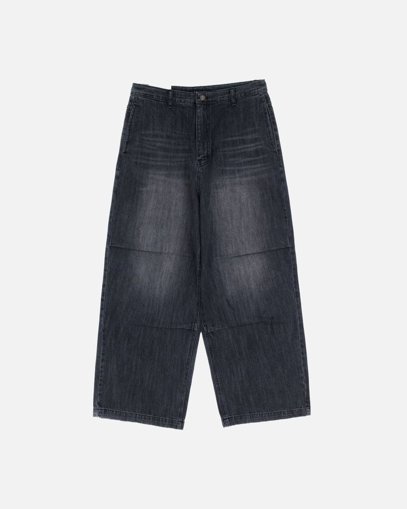 Burnett Double Pintuck Balloon Denim Pants 2C