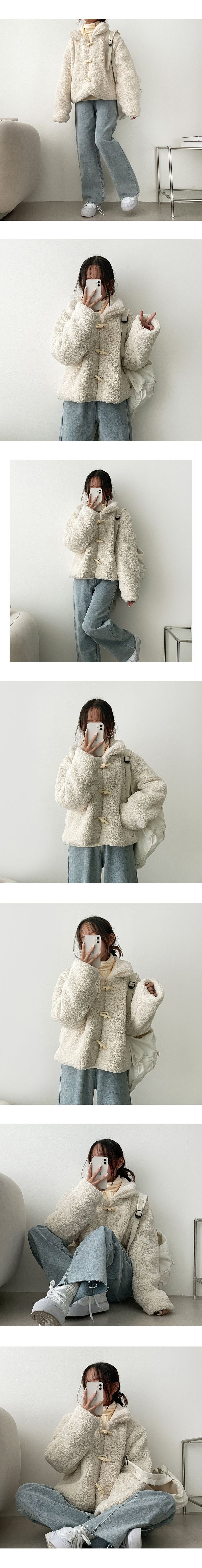 [Quilted!] Tero collar wool tteokbokki jacket