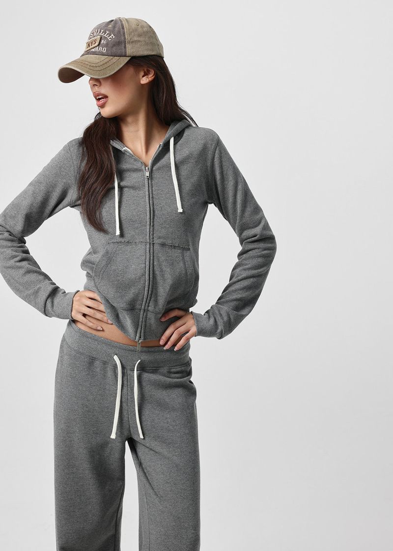 [B-BASIC] Fade Sweat Slim Zip-Up Hoodie (2 SIZE)