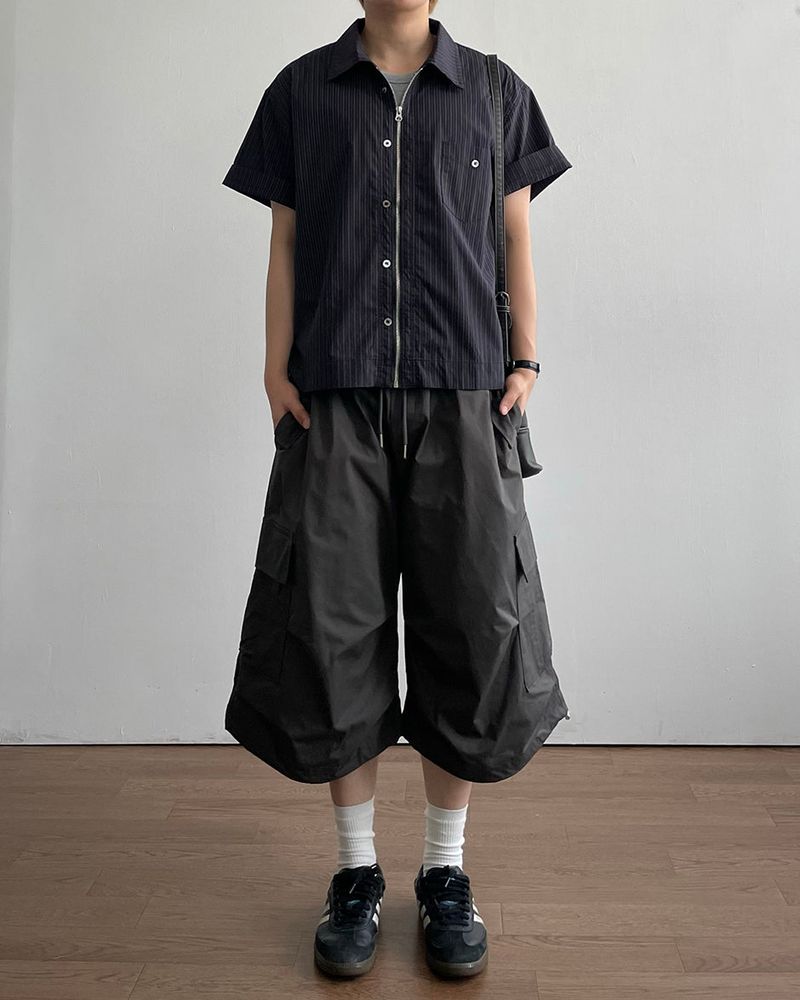 Join Roll-Up Short Sleeve Shirt Zip-Up
