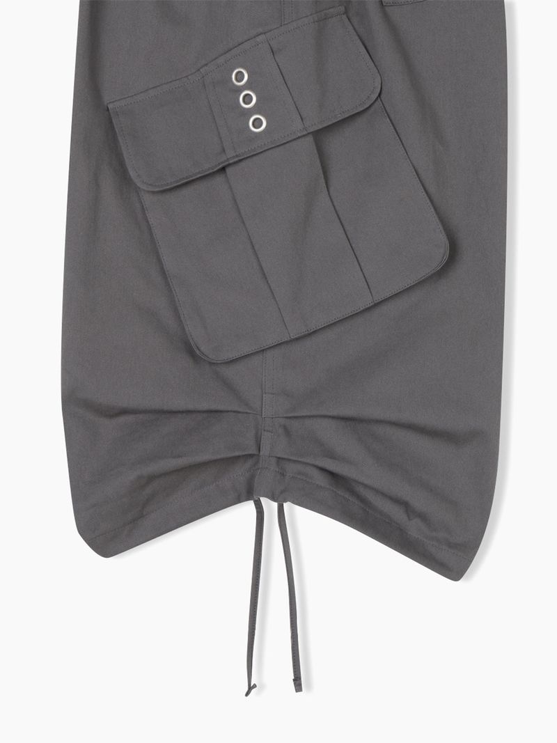 String Balloon Bermuda Pants