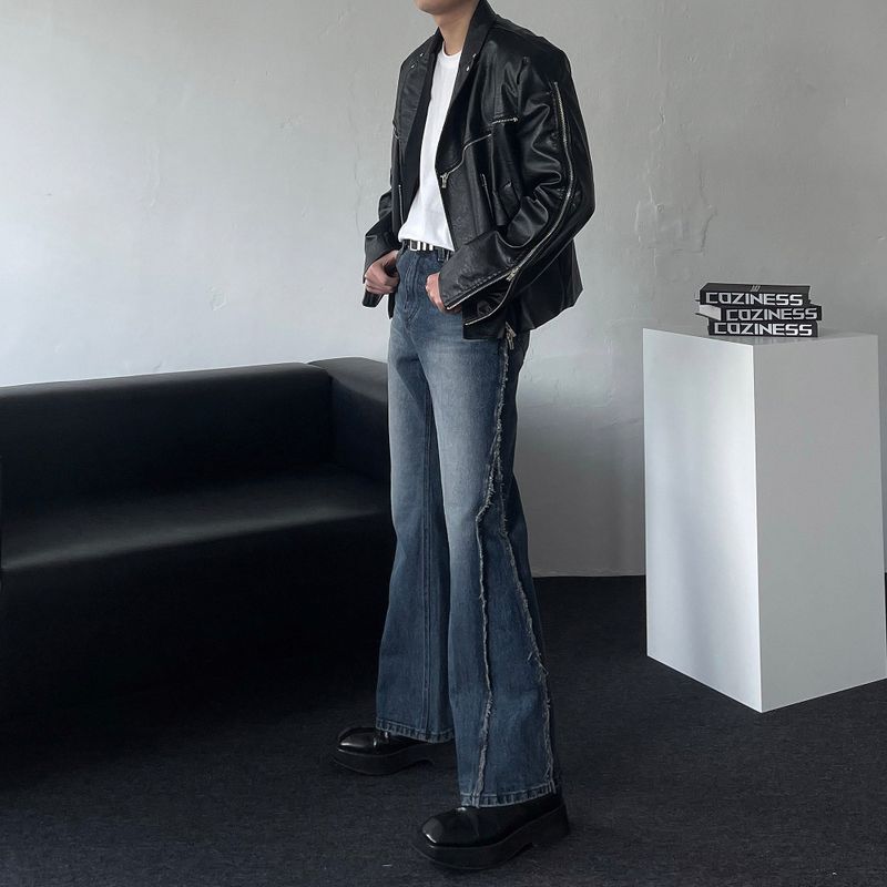 ENOC leather zipper double jacket (2 colors)