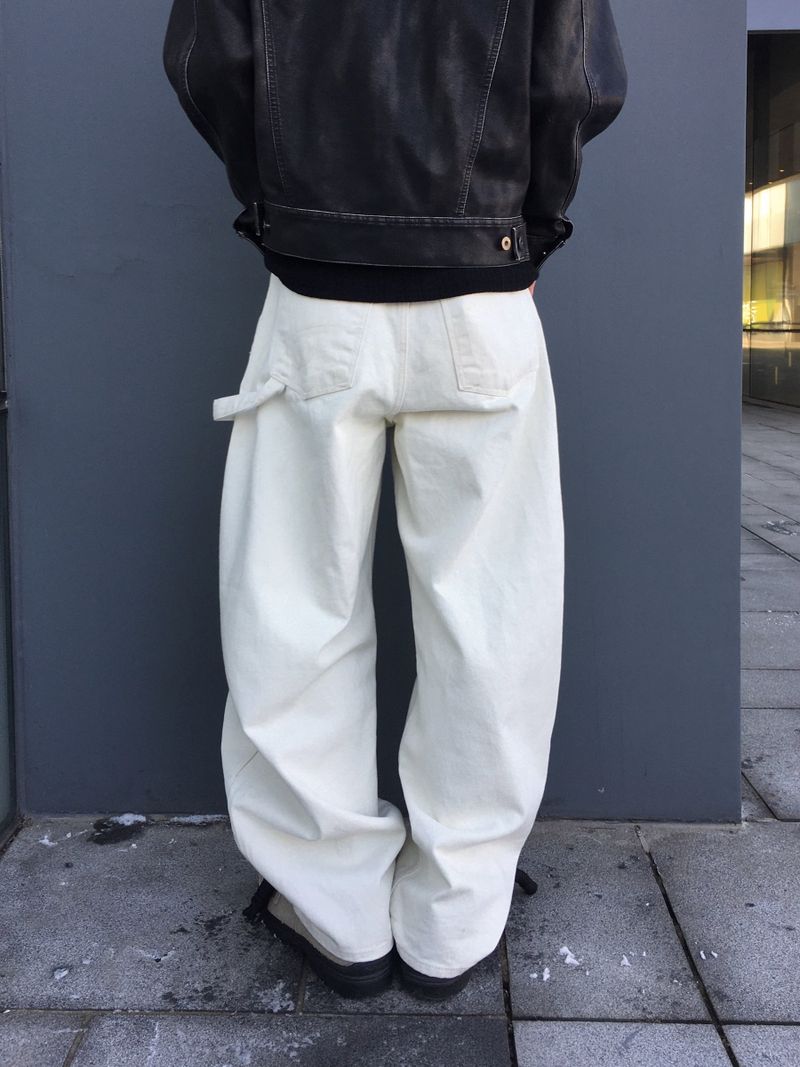 Siren Curved Cotton Wide Pants 2C