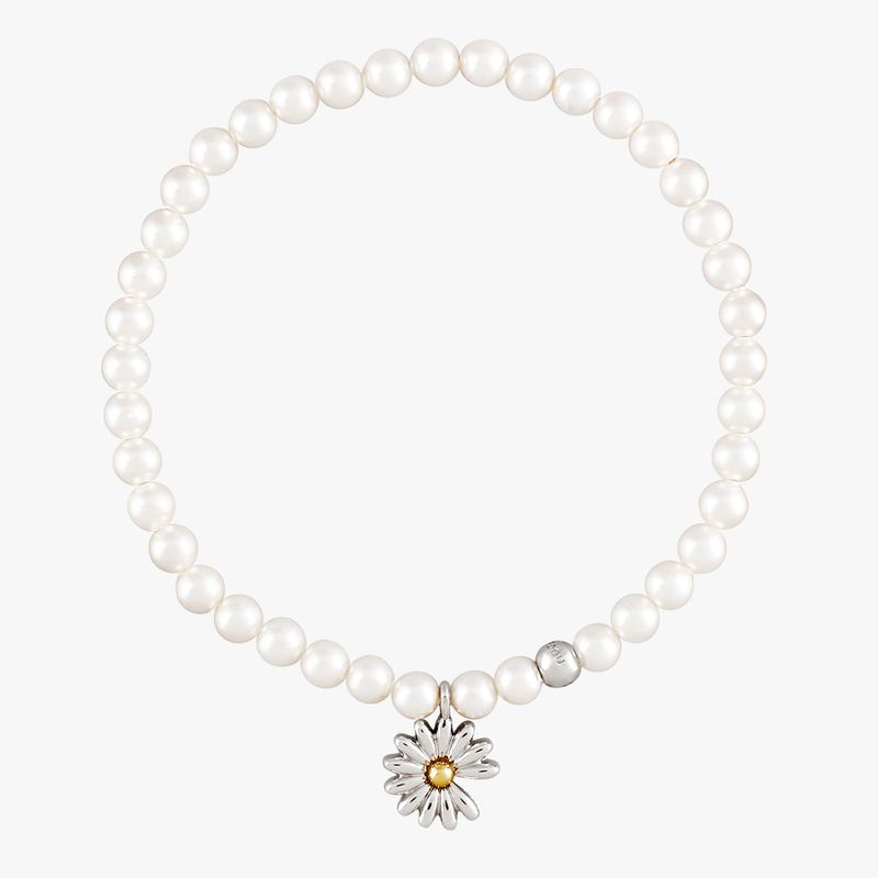 Daisy Delight Pearl Bracelet (2 size)