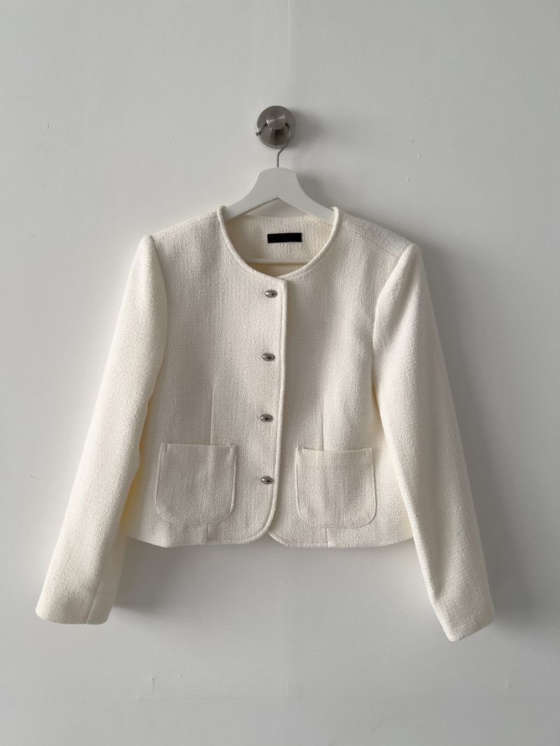 [Long Sleeve Version] Bebe Tweed Short Jacket