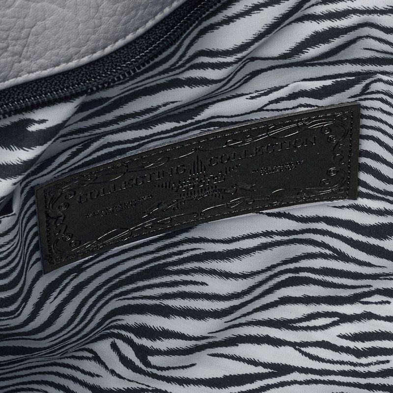 INNER ZEBRA BUCKLE BIG BAG [COOL GRAY]