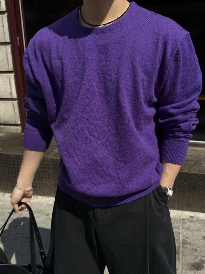 Fade cooling round knitwear