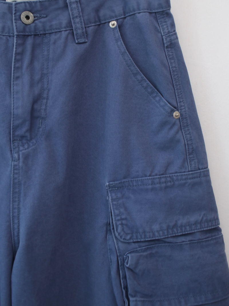 color dyeing bermuda pants
