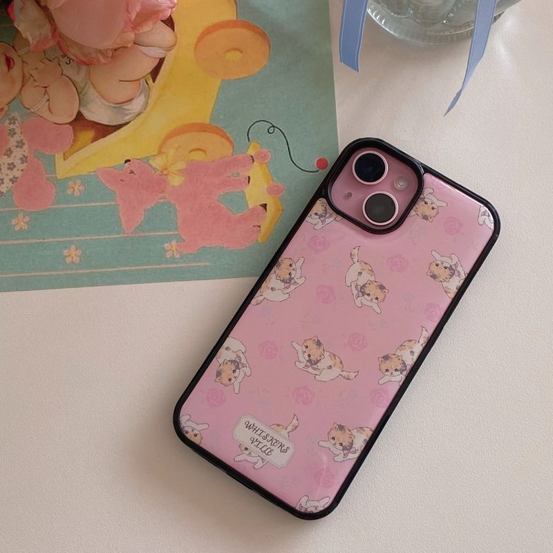 [MADE]Rose Cat Epoxy Case (Yellow Cat)