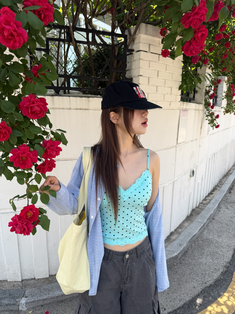 dot pad bra top