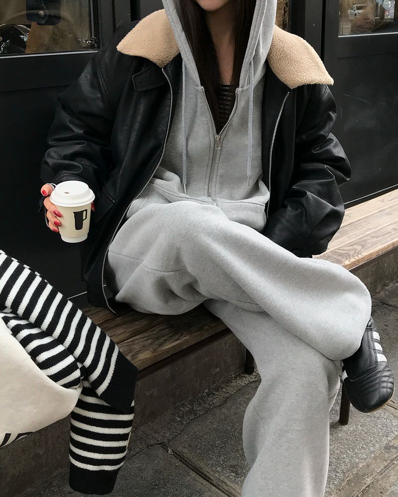 [ORIGINAL] Kyle Wool & Leather 2-Way Jumper