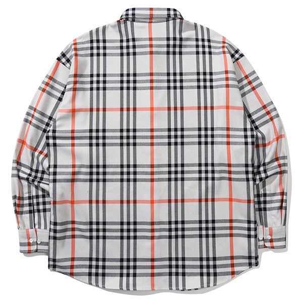 SIGNATURE CHECK SHIRT_LIGHT GREY