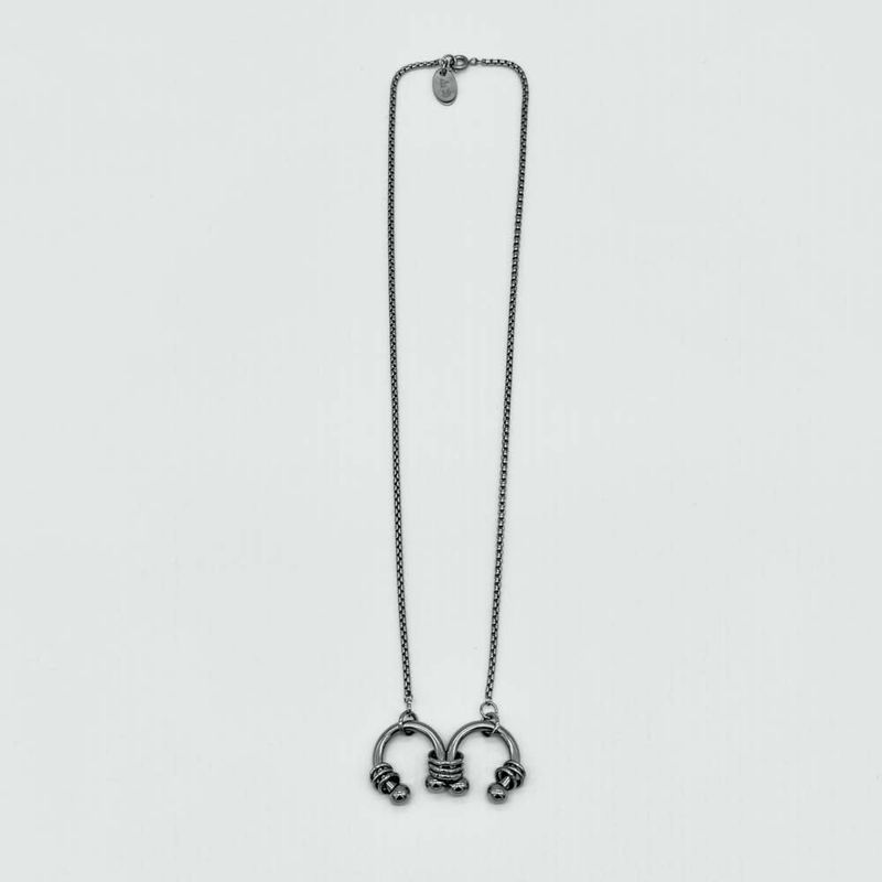 Dual piercing necklace