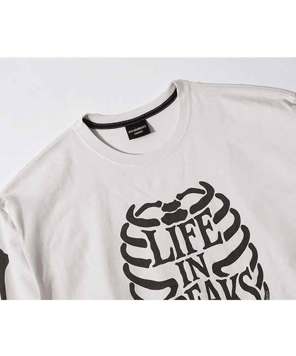 LB Life Bones Washed Long Sleeve (Ecru)