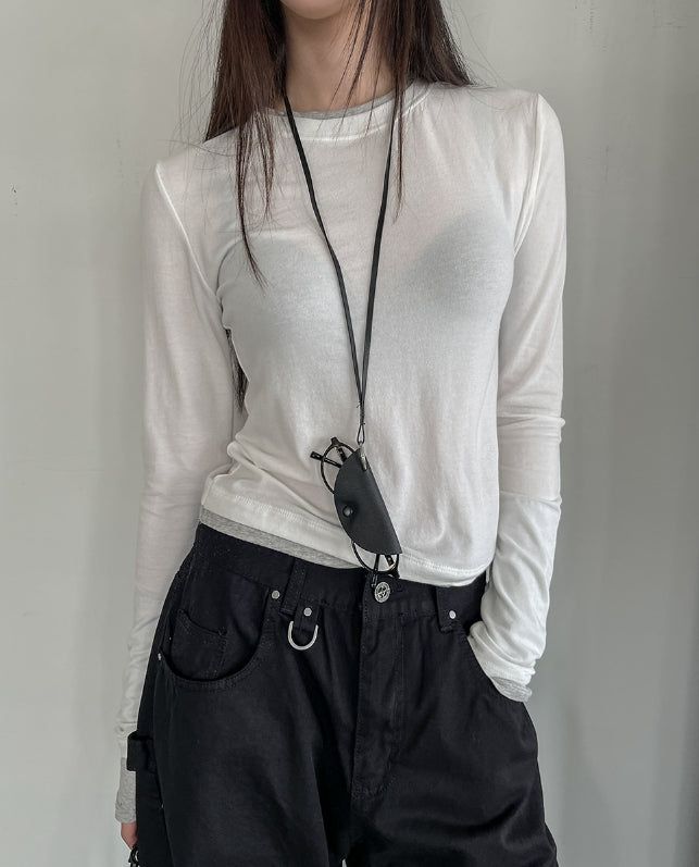 Slow layered warmer long sleeves