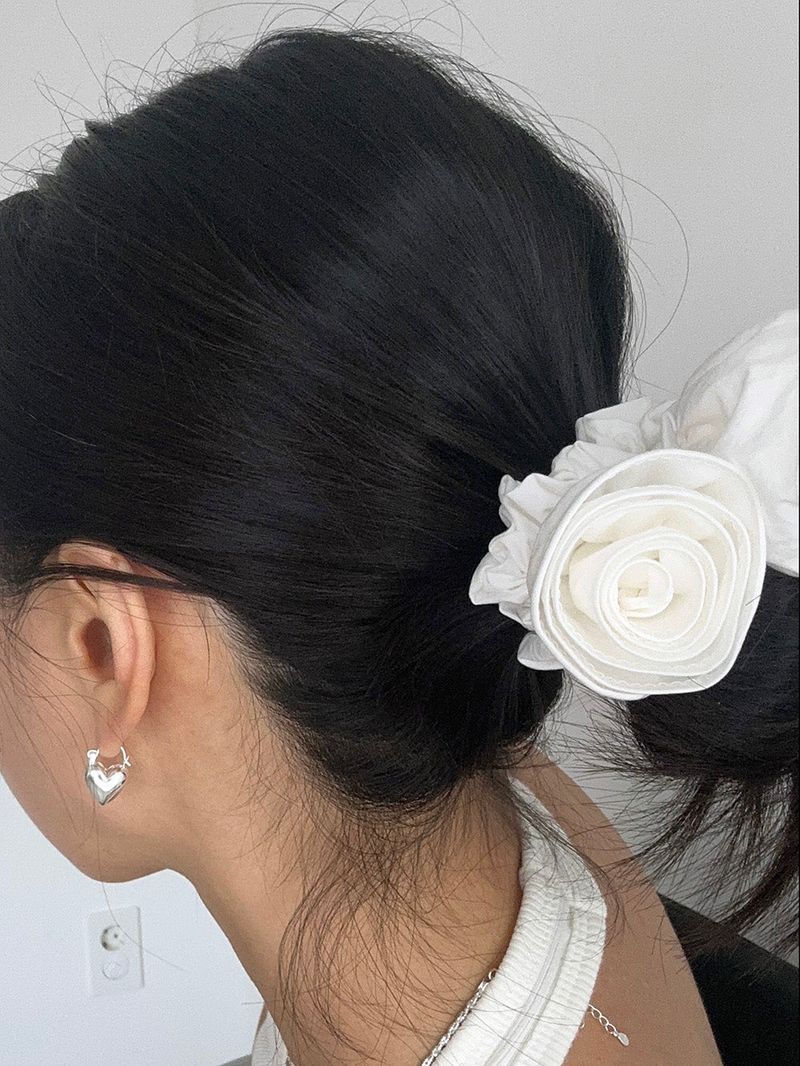 [925silver] Heart lock earring