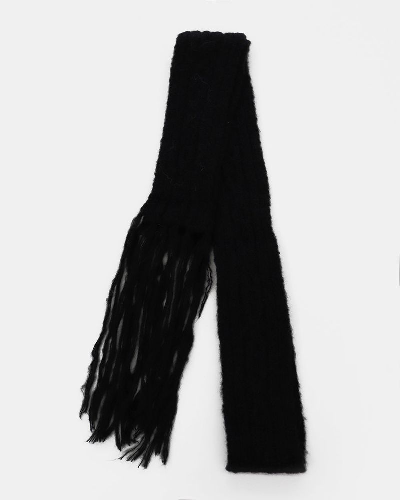 Seur Twisted muffler knit scarf