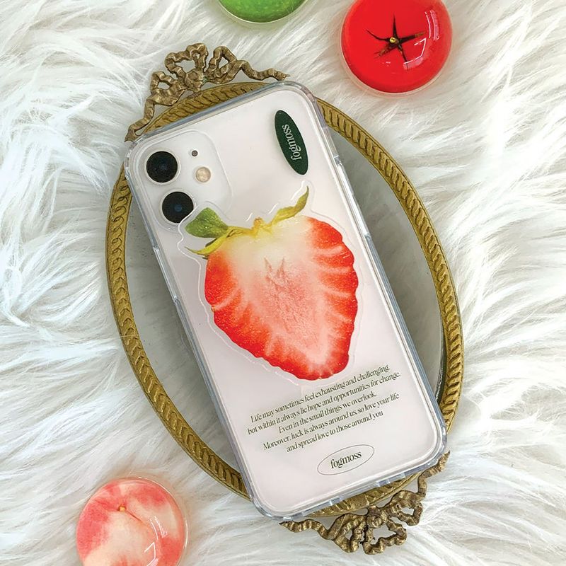 fogmoss(フォグモス)の「Strawberry acrylic griptok(Smartphone Accessories)」