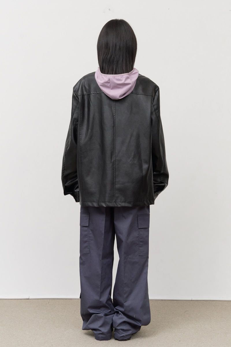 Web Leather Jacket