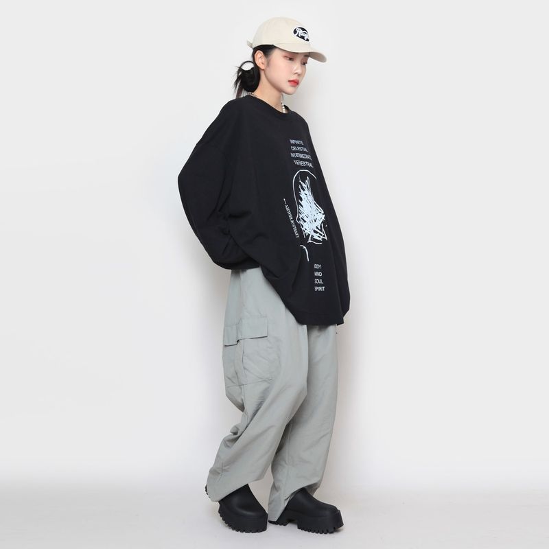 Brain over long sleeve T