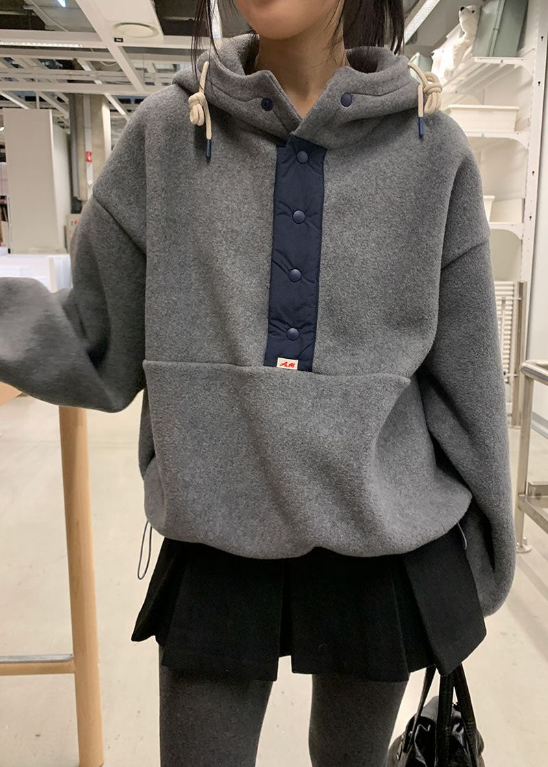 FLEECE HOOD ANORAK