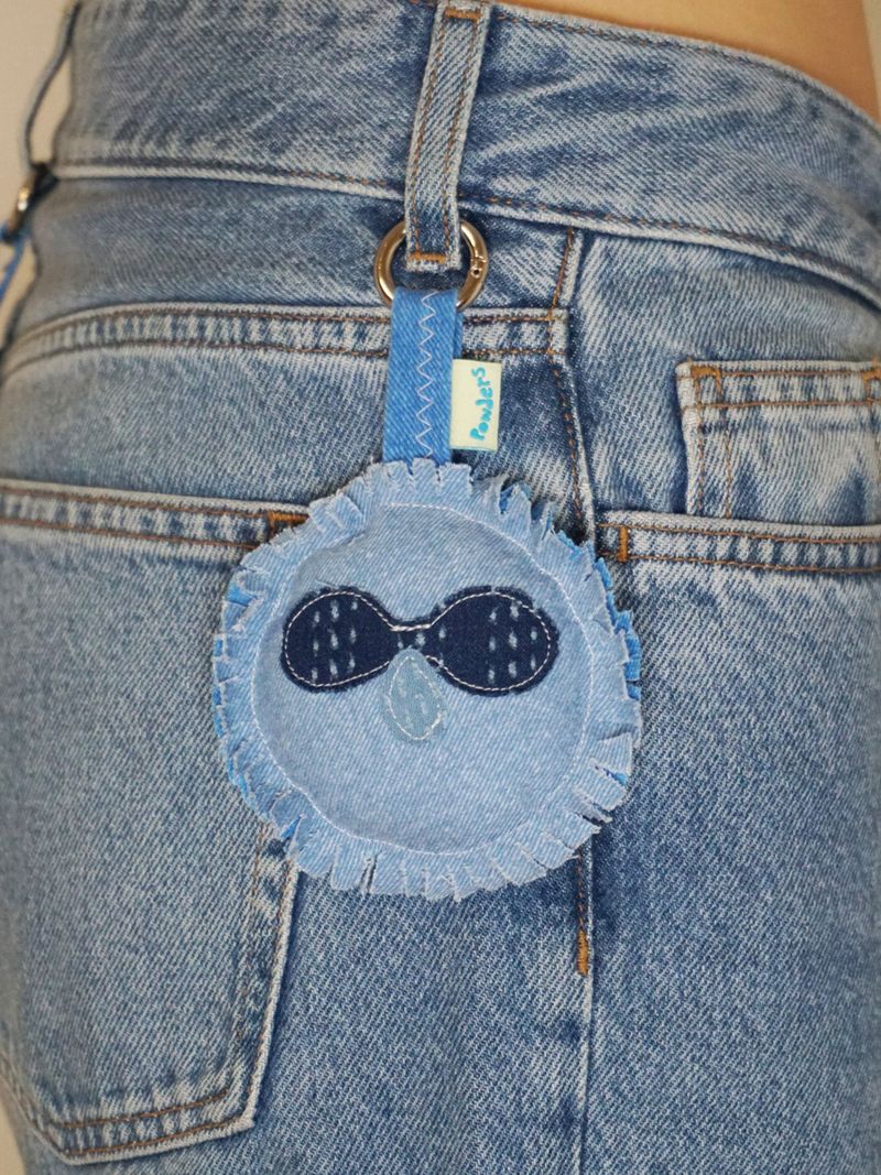 Blue Friends Keyring-sun